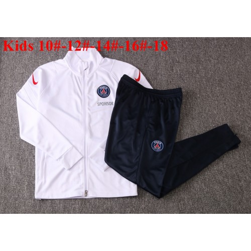 Paris Saint-Germain 2020-2021 Børn Træningsjakke Dragt M002 Paris Saint-Germain 2020-2021 Børn Træningsjakke Dragt M002